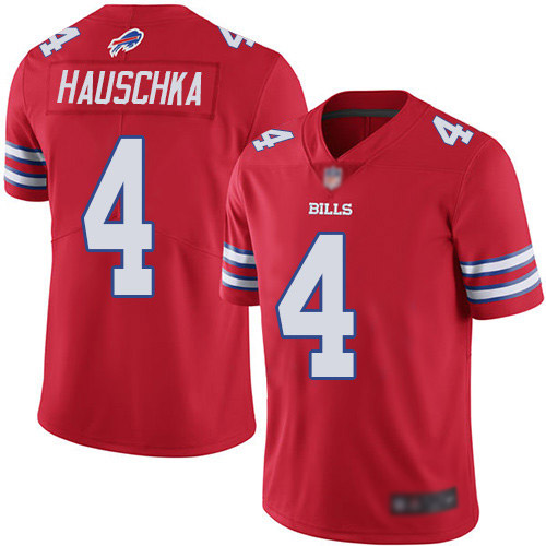 Men Buffalo Bills #4 Stephen Hauschka Limited Red Rush Vapor Untouchable NFL Jersey